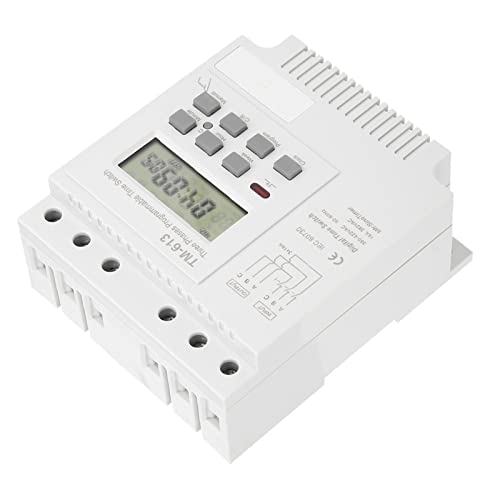 Interrupteur de minuterie triphasé 380V programmable pour moteur de pompe - 8