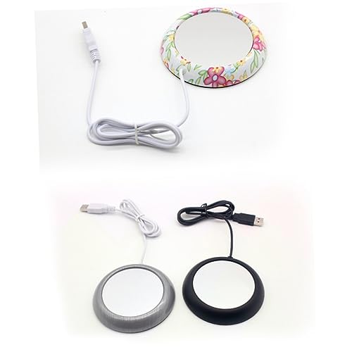 Cabilock Calentador Tazas USB Escritorio Almohadilla Térmica Calienta Tazas Fácil Transportar