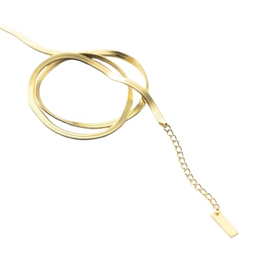 Chaîne collier serpent or pour offrir un cadeau créatif et inoubliable à une femme