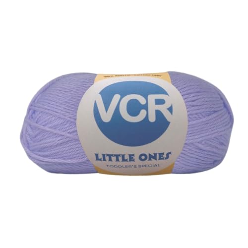 Image of VCR Light Lavender Yarn, 100 Grams Hank, 190 Meters Length, Acrylic Ball for Crochet and Knitting, Soft Crosia Threads, Pack of 1 Yarn, Suitable for DIY Crafts