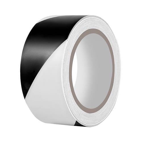 YEEGRAOU Hazard Tape Black White 2x108 ft