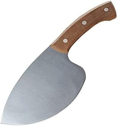 Meat Cleaver,Cleaver Knife, Chef's Knife Round Blade Belly Meat Cleaver Slice Meat Cleaver Seafood Fish Aquatic Product Processing Knife Cutting Vegetable