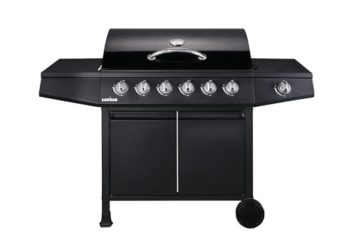 eacommerce Barbecue a Gas 6+1 Bruciatori, Nero