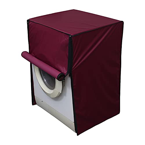 Image of Lithara Waterproof Front Load Washing Machine Cover 7 Kg, 7.2 Kg, 7.5 Kg, 8 Kg (Maroon)