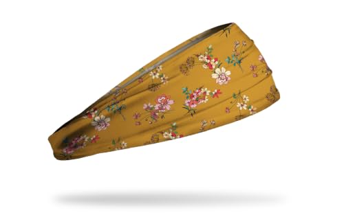 Image of JUNK Brands Big Bang Lite Floral Headband - Moisture-Wicking, Performance Fabric, Non-Slip, Sports Sweatband for Men & Women