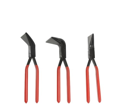 3-Piece Hand Seamers Sheet Metal Tools Bending Pliers Set Straight 45° 90°