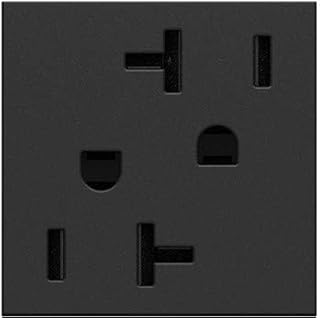 Adorne Legrand 20A Tamper-Resistant Outlet in Graphite Finish, 4-Pack, ARTR202G4