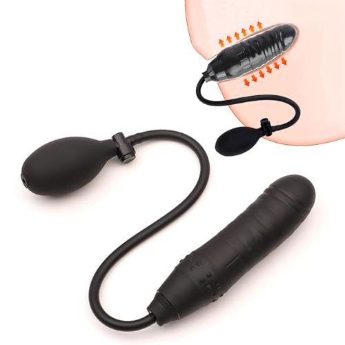 PUTISHU Inflatable Dildo Expanding Silicone Inflatable Anal Sex Toys