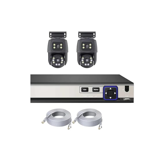 NVR ZLeBrfIĎLbg oI[fBI POE 6MP J[ iCgrW O fAY PTZ ĎVXe(8T,4CH and 2PCS 6MP)
