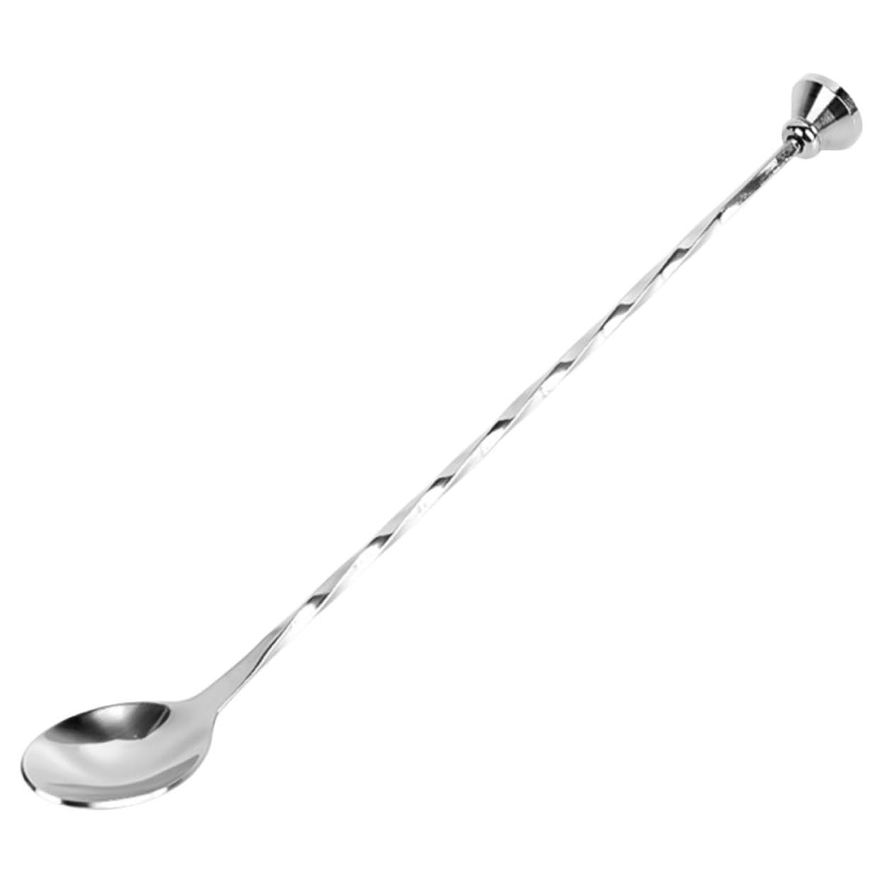 VINTORKY Mixing Spoon Honey Spoon Stirring Spoons Tea Stirrers Spoon Stirrer Bar Stirrer Milk Juice Stick Bartender Spoon Coffee Mixer Wand Cocktail Spoon Stainless Steel Silver re-usable