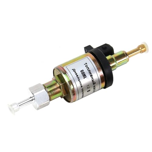 12V-68ML Kraftstoffpumpe Ölpumpe Heizungspumpe Dosierpumpe, Auto Luft Diesel Parkplatz Öl Kraftstoff Pumpe Heizung for 2-8KW Webasto Eberspacher (12V-68ml)