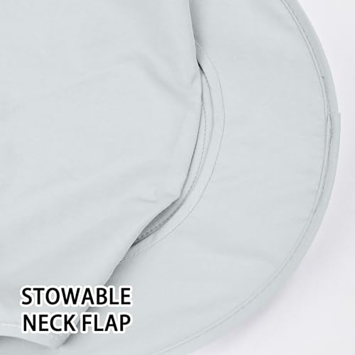 Image of Sun Hats for Men Women Fishing Hat UPF 50+ Breathable Wide Brim Bucket Hats Summer UV Protection Safari Hat with Neck Flap