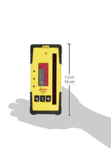 Leica RE 140 Classic Rugby Rod Eye 140 Classic Rotary Laser Receiver, Yellow - Thumbnail 2