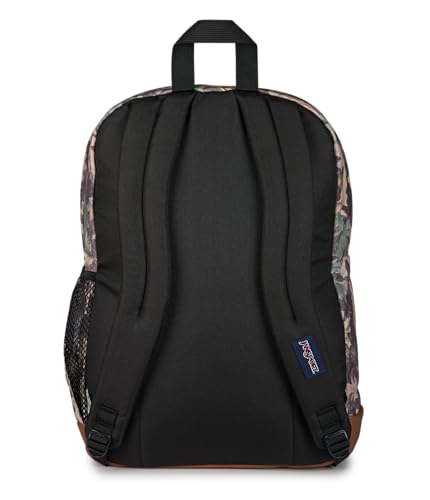 Image of JanSport Cool Backpack with 15-inch Laptop Sleeve, Large Computer Bag Rucksack with 2 Compartments, Ergonomic Straps, Woodland Camo