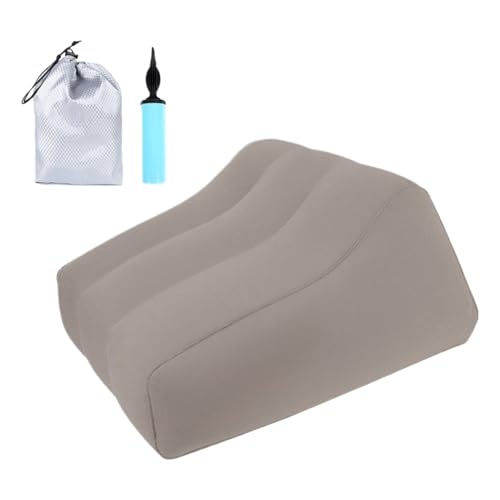 Almohada Elevación De Piernas – Flocado PVC 80x55x40cm | Almohada De Cuña | Cojín Para Piernaes | Soporte Ergonómico Para Piernas, Pies Y Rodillas, Ideal Para El Hogar, La Oficina, Los Viajes, La Recu