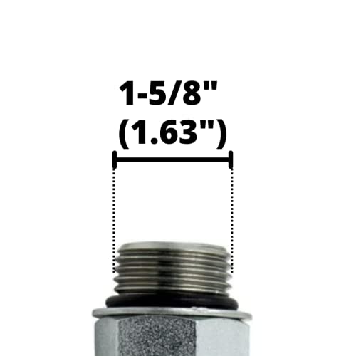 Image of 1-1 /4 inch JIC Male x #20 SAE /ORB Male Corner /Elbow Hydraulic Adapter Fitting (5-PACK) | 6801-20-20