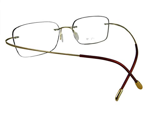 Image of Circleperson Rimless Titanium Eyeglass frames Men Hingeless Light weight 55-18-140