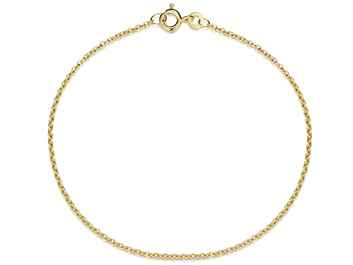 Erbskette Armband - 1,5mm Durchmesser - 333 Gold - Länge 20cm