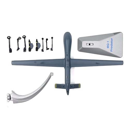 TECKEEN Alloy MQ-1 Predator Drone Reconnaissance UAV Model Aircraft Model 1:72 Model Simulation Science Exhibition Model