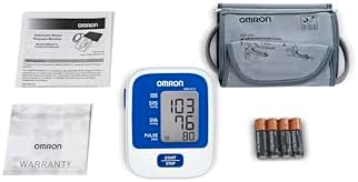 Omron 8712 Automatic Finger Blood Pressure Monitor (White and Blue)