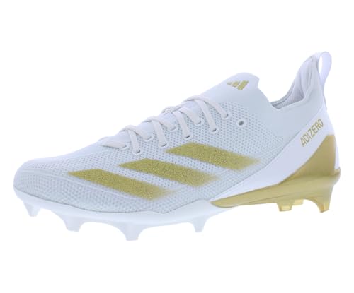 Adidas Adizero Electric Mens Shoes Size 11, Color: Cloud White/Gold Metallic/Cloud White-White/Chalk White
