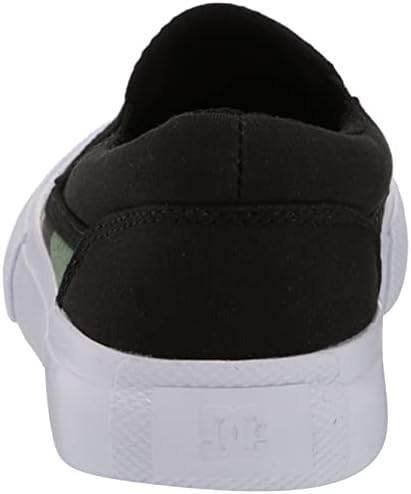 DC Boy's Manual Slip-ON Youth Skate Shoe, Black/CAMO, 11 Big Kid | Image 2
