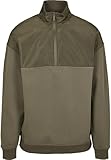 Urban Classics Herren Military Troyer Pullover, Grün (Olive 00176), (Herstellergröße: XX-Large)