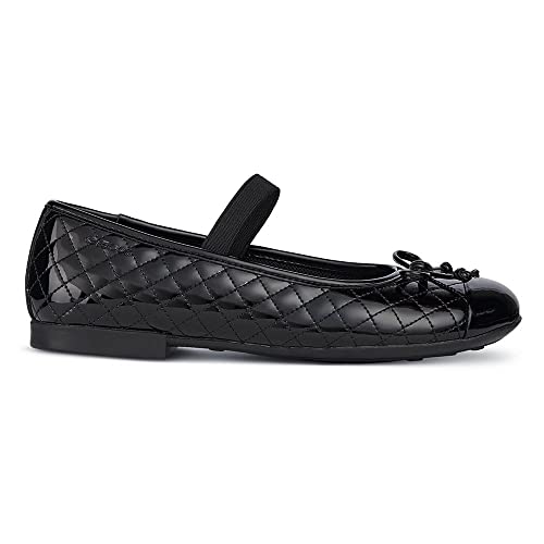 Geox Girl Plie 48 Quilted Slip-On Patent Ballet Flat4
