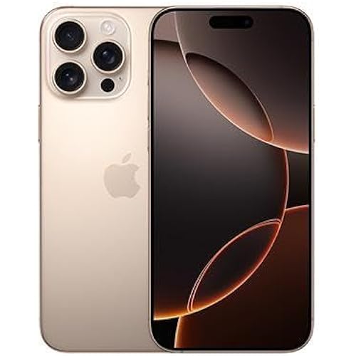 Apple iPhone 16 Pro Max, 1TB, Desert Titanium - T-Mobile (Renewed Premium)