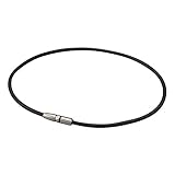 ファイテン(phiten) RAKUWA磁気チタンネックレス BULLET ブラック/ブラック 50cm【肩・首こり改善・緩和】【 肩こり解消グッズ】【 血行改善】メンズ 男性