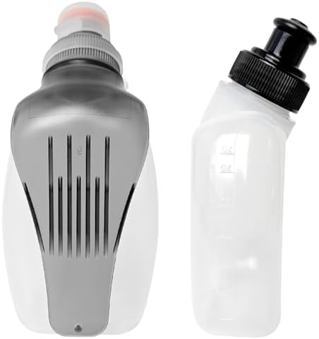 AXEN Water Bottle for Running Hydration Belt, BPA-Free&Leak-Proof Sports Water Bottle for Marathon Walking Hiking Cycling Trail Skiing