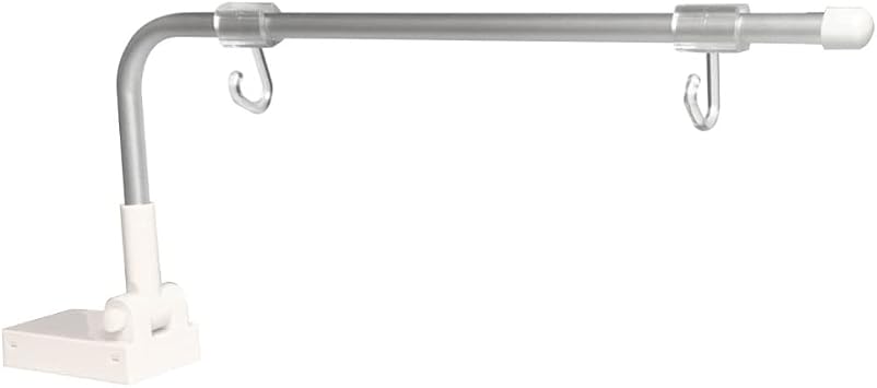 Hanging Sign Holder for Retail, Magnetic Base Adjustable Aisle Sign Holder for Retail Gondola Shelving, 25 Pack