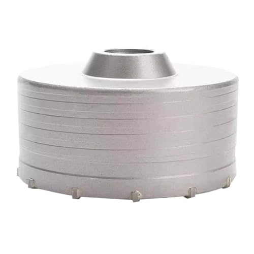 コンクリート壁用ホールソー SDS PLUS ハンマードリルビットセット 30-150mm ドリルクラウン 1個 丸軸 セメント 石材カッターツール付き(130mm)