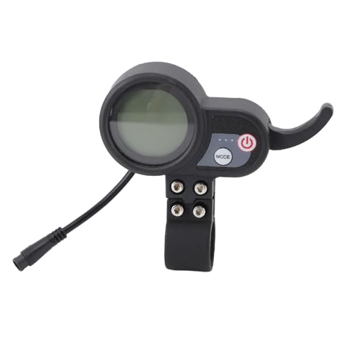 POENVFPO Electric Scooter Meter, Digital Display with Durable IP67 Rated Waterproof Connector for Electric Scooters, High-Performance 6-Pin Adapter for Adults, Teens, and Daily Commuters