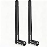 Performance Bi-Bande：Opérant sur les fréquences 2.4GHz et 5GHz/5.8GHz, ces antennes omnidirectionnelles assurent une connexion stable et une transmission de données rapide, optimisant votre expérience réseau pour le streaming et le jeu en ligne.