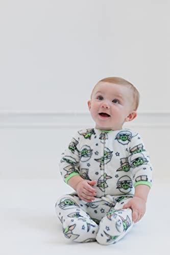 STAR WARS The Mandalorian The Child Baby Zip Up Sleep N' Play Coverall Newborn to Infant2