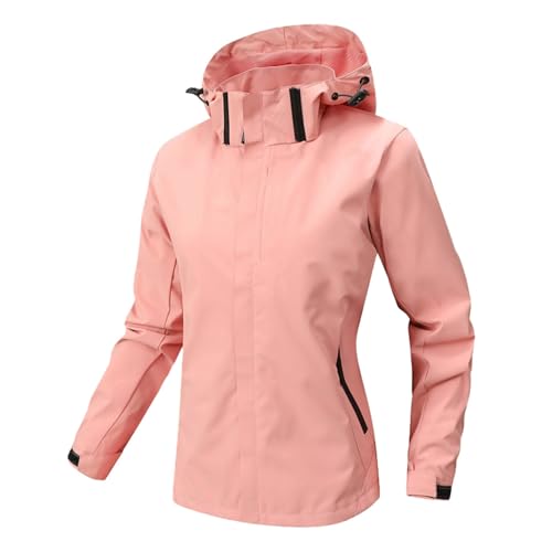 Chaqueta de tormenta mujer para evitar mojarte en primavera y otoño