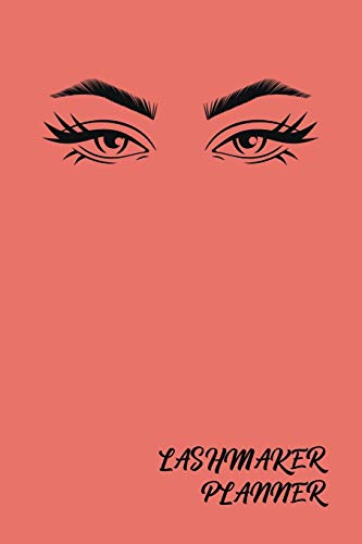 LashMaker Planner: Keep your Beauty Appointments in One Salmon Tracking Organizer Notebook | Great for Individual LashMakers | Customer Client Order ... Small Business Log | Eyelashes Extension image 3