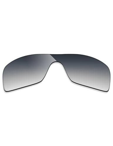 Image of Alphax Gray Gradient Non-polarized Replacement Lenses for Oakley Turbine Rotor OO9307 Sunglasses