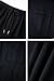 THWEI Cargo Pants for Men Drawstring Elastic Waist Casual Baggy Pant Black M