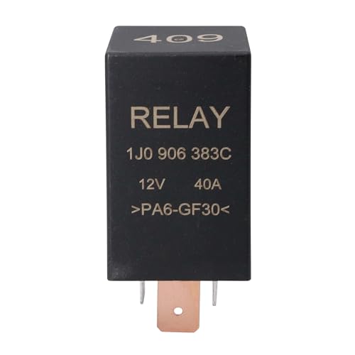 HiSport 409 Fuel Pump Relay 7 Pin 1J0906383C Compatible with Audi VW Volkswagen Jetta Golf Passat GTI MK4 Beetle Replacement with 1J0906383B 1J0906383