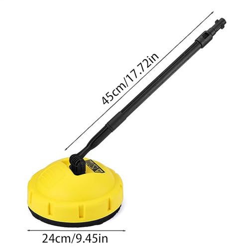 High Pressure Surface Cleaner for K Series Washers, Patio Cleaner Attachment with Rotating Nozzle, Long Handle Pressure Washer Rotary Brush for Road, Car, Yard, House - Image 7