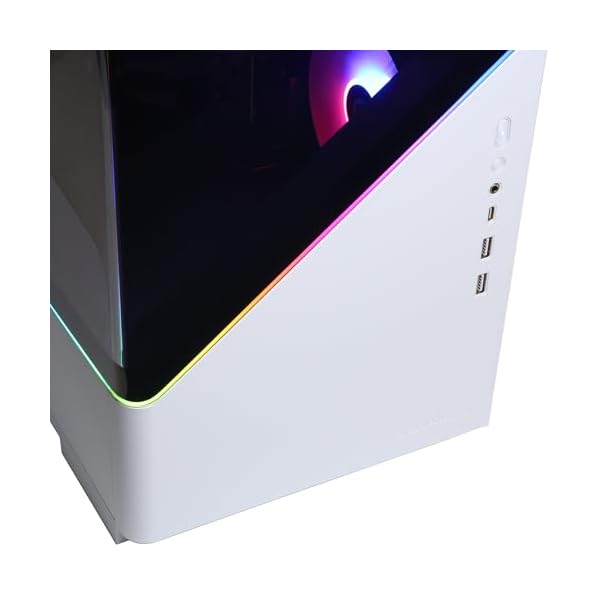 CyberPowerPC Luxe Gaming PC - Intel Core Ultra 7 265KF, AMD Radeon RX 9070 XT 16GB, 32GB RAM, 2TB NVMe SSD, 750W 80+ PSU, Wi-Fi, Liquid Cooling, Windows 11, Amethyst Curve RGB - Image 6