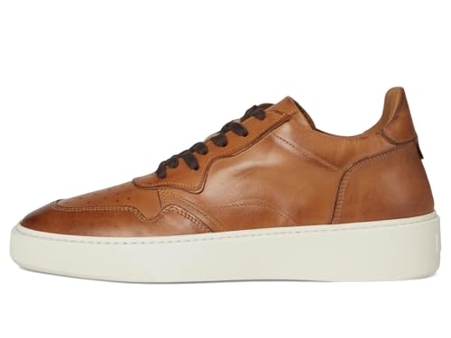 Image of Bruno Magli Men's Dezi Sneakers, Leather Shoes, Lace-Up Casual Shoes