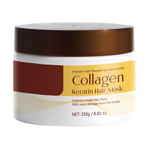 C0llagen Queratin Para La Máscara Para El Cabello, Acondicionador Hidratante De 250 G Crema Para El Cabello Seco, Acondicionador De Mascarila De Colágeno Nutreshes CabelloSeco Para Un Hotel De Salón