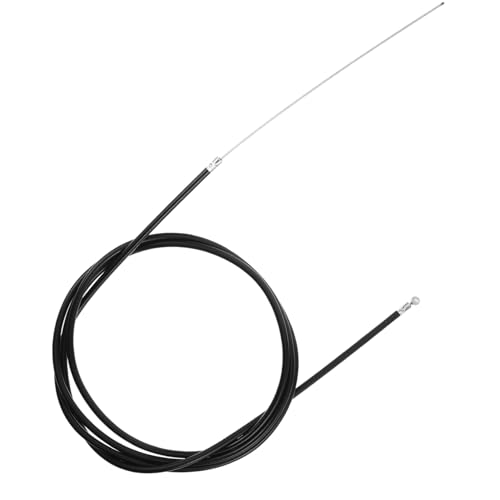 iplusmile línea de freno kit de acelerador para minimoto cable del acelerador de pulgar cable de dirección para freno de bicicleta cable de freno flameador frenos bmx caucho Black