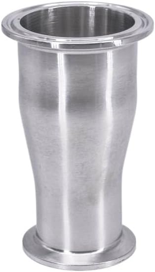 19 25 32 38 45 51 57 63mm Pipe 1.5" 2" 2.5" Tri Clamp Reducer Connector SUS 304 316L Stainless Sanitary Pipe Fitting Homebrew (Color : 51mmK64-32mmK50.5, Size : 304)