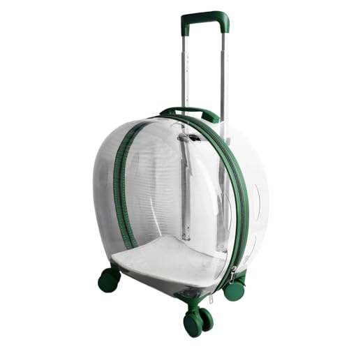 Paterr Pet Rolling Carrier Com Grandes Orifícios de Ventilação, Rodas Giratórias Silenciosas de 360
