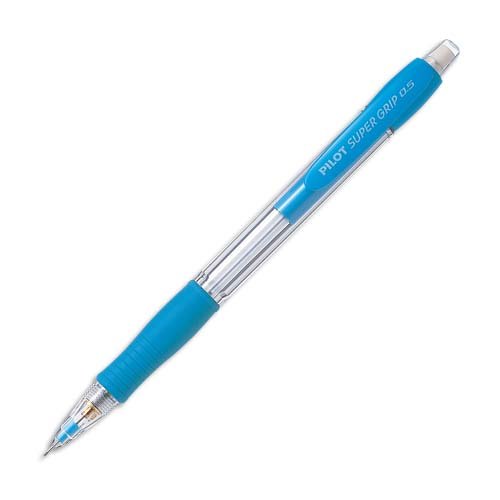Pilot Porte De Mina 0,5 mm Rechargeable Corps plastique avec Grip Caoutchouc Colores variados Super Grip