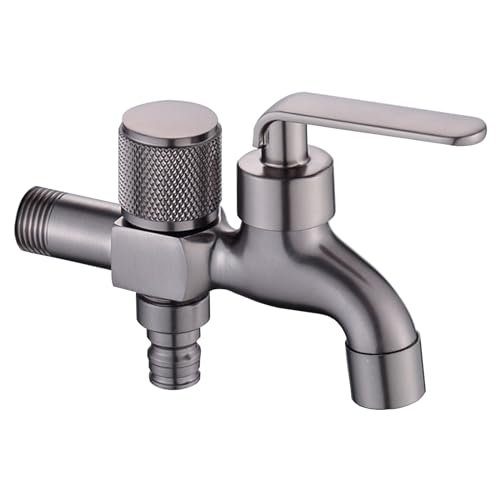 Frostsichere Außenarmatur G1/2 Single Wasserhahn Wand für den Außenbereich, Garten Wasserhahn Doppelt